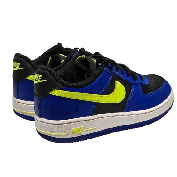 Nike Air Force 1 LV8 1 Racer Blue Volt Green Shoes FD0303-400 Youth Sz 1 Youth - Picture 2 of 9